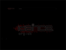 Tablet Screenshot of idance.org.uk